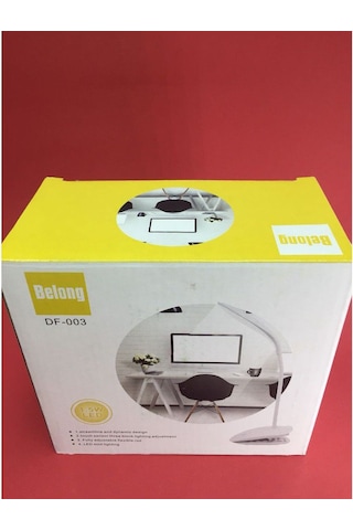 Bigem Bm-004 Mandallı Kitap Okuma Ve Masa Lambası Şarjlı Dokuanmatik