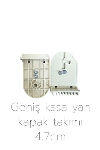 Zebra & Stor Perde Yan Kapak Takımı 4.7cm Geniş Krem