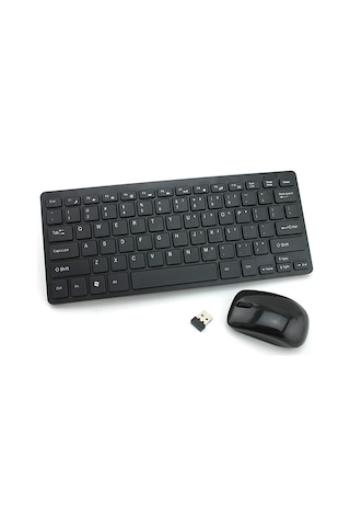 Geeksen Siyah Ultra İnce 2.4g Kablosuz Klavye Fare Seti - 10m Erişim, Enerji Tasarrufu, Otomatik Uyku Modu Ve Koruyucu Kapak Diğer
