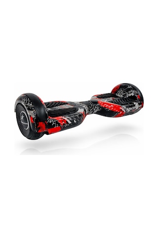 Elektrikli Kaykay Hoverboard Bluetooth Hoparlörlü RS-S5 Red Extreme Grafiti