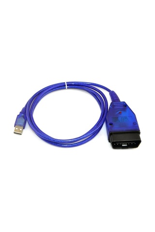 Haoyishang Kkl Vag 409 Usb + Fiat Ecu Tarama Odb2 Car Obdıı Auto-tanı İçerir-tool-kabel Arayüzü İle Şalter Mavi