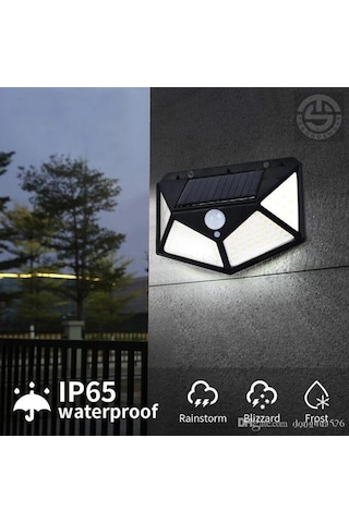 Technosmart 100 Ledli Güneş Enerjili Bahçe Lambası Solar Hareket