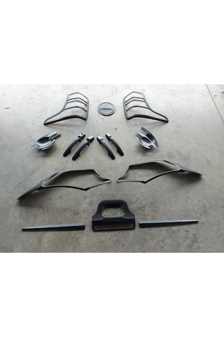 Türkmen Mitsubishi L200 Siyah Set 6 Parça 2016-2019 Model