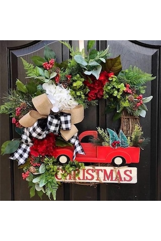 Novahub Yüksek Kaliteli Noel Kapı Süsleri, Pencere Aksesuarları, Sahne İçin Dekorasyon Ürünü