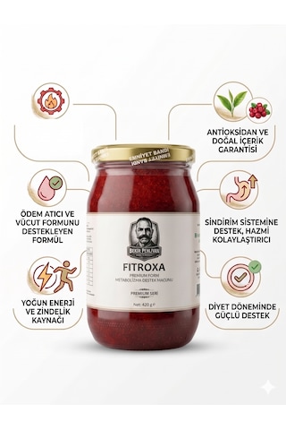 Bekir Pehlivan Naturals -fitroxa - Premium Biberiye Ve Sinameki İçerikli Doğal Form Macunu 420g