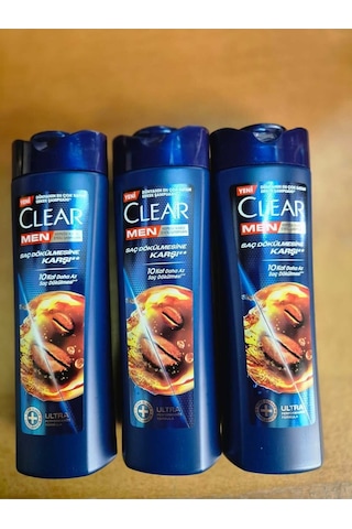 Men Kepeğe Karşı Etkili Şampuan Saç Dökülmesine Karşı Kahve Çekirdeği Özü 350 Ml X3
