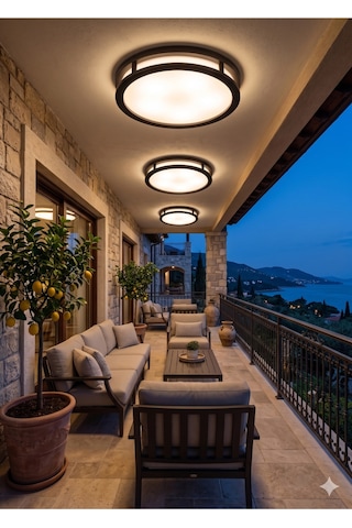 Doğal Günışığı 4000k Aydınlatma Glop Armatürü Led Avize Aplik Balkon Banyo Koridor Lambası Led Güçlü Işık Doğal Günışığı-4000k