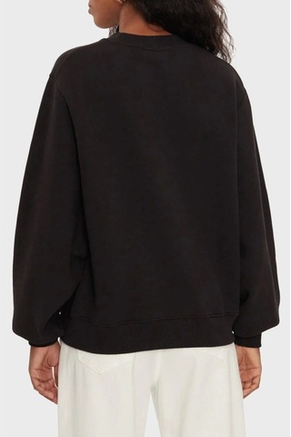 Ck Jeans Chenılle Monologo Crewneck Siyah