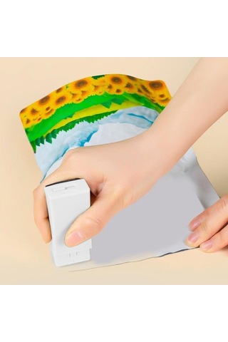 Createtech Vakum Tazelik Suntek Mühürleyen Isı Için Beyaz Aperatifler Wu Beyaz