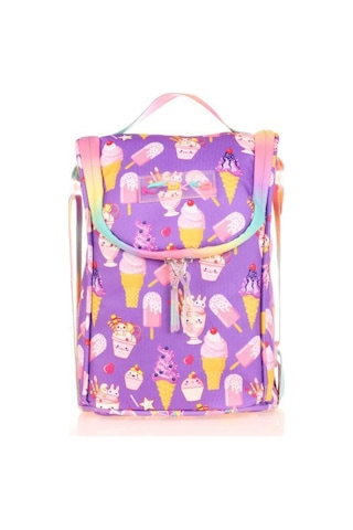 Kaukko Kids Beslenme Çantası Simli Nakışlı Ice Cream L7141