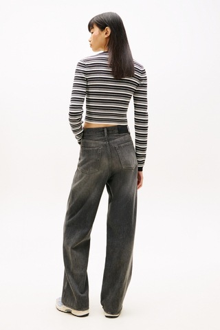 Tommy Hilfiger Claire Hr Wd Bj5082 Kadın Denim Black Jean-16403 Siyah