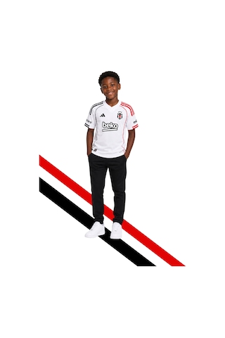 Lisanslı Adidas Beşiktaş Forma 25-26 Sezon Beyaz Çocuk Forması Uv Kutu