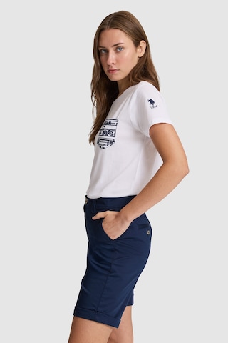 U.S. Polo Assn. U.s. Polo Assn. Kadın Beyaz Tişört 50323540-vr013