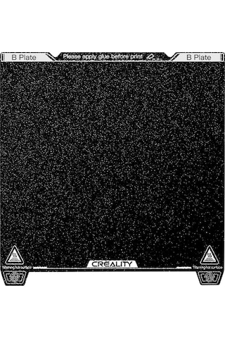 Creality K1 Max Peı Yay Çeliği Tabla 315 310 Yumuşak Manyetik Etiket Hariç