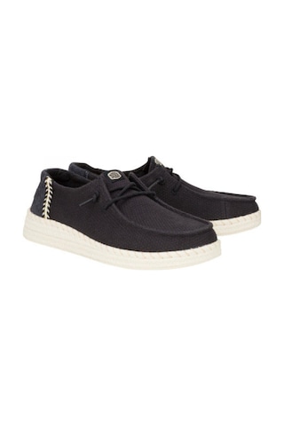 Hey Dude 43681 Wendy Espadrille Woven Siyah Kadın Ayakkabı Siyah