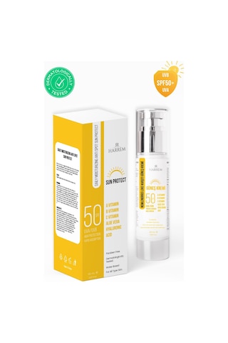Harrem Nemlendirici Leke Karşıtı SPF50+ Güneş Kremi 50 ML