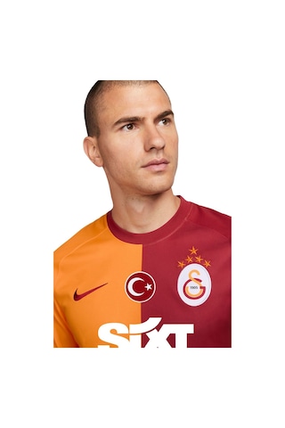 Gsstore Galatasaray 23-24 Parçalı 5 Yıldızlı Forma Gs Aslan Baskılı Hediyelik Ahşap Kutulu Kırmızı - Sarı