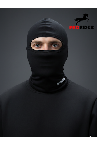 Motosiklet Balaklava %100 Pamuklu Kar Maskesi Kayak Ve Sporcu Maskesi Siyah