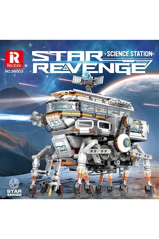 Reobrix Technic 99003 Bilim İstasyonu Star Revenge:science Station Kumandalı&motorlu Yapı Blok Seti Building Blocks - 1378 Parça