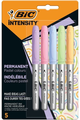 Bic Marking Pastel Permanent Markör Karışık 6'lı Blister