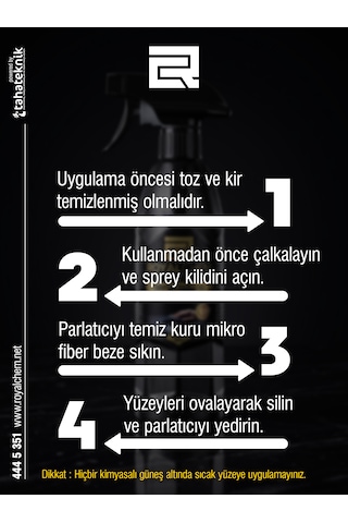 Royalchem Torpido Parlatıcı Ve Bakım Spreyi 500 Ml 500ml
