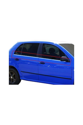 Skoda Fabia 1 6Y Cam Çıtası 4 Prç  Krom 1999-2007