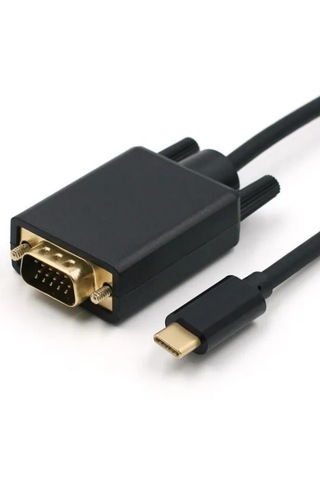 Type C To Vga Kablo 1080p Görüntü Adaptörü 1.8 Metre 180cm