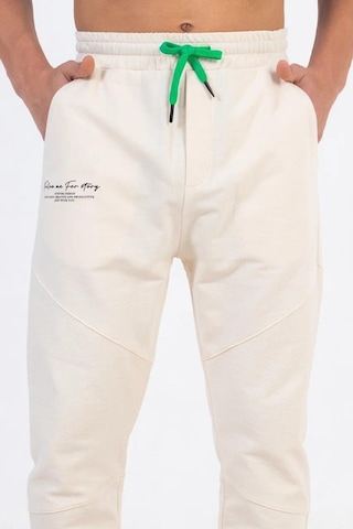 Zekids Erkek Çocuk Bel Paça Lastikli Gabardin Pantolon-12630-taş Taş