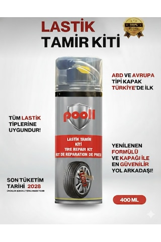 Lastik Tamir Kiti Spreyi Köpüğü Acil Lastik Şişirme Kiti 400 Ml