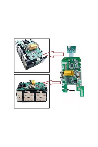 Hombey Makita 18v Bl1830 Batarya İçin Pcb Devre Kartı, Şarj Koruma Ve Akım Kontrol Fonksiyonu, Pil Güç Gösterici