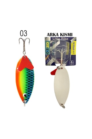 Captain Turna Kaşığı 21gr 6.5cm Little Pike Uv