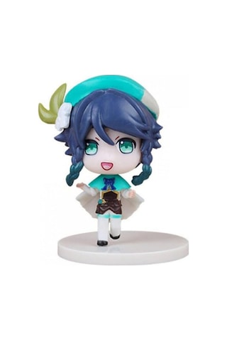 Genshin Impact Venti Mini Figür - 10 Cm Koleksiyonluk Anime Aksiyon Figürü