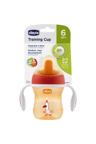 Chicco Yarı Yumuşak Uçlu Eğitim Bardağı 6 Ay+  Unisex Çok Renkli