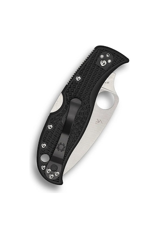 Spyderco Leafjumper Black Lightweight Vg-10 Spyderedge Kamp Çakı Siyah