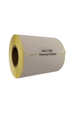 100x100 Yapışkanlı Termal Kargo Etiketi 500 Sarım Termal Etiket