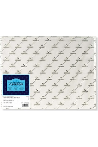 Canson Heritage Suluboya Kağıdı 300 G 56 x 76 CM 10 Yaprak Soğuk Baskı Orta Grenli