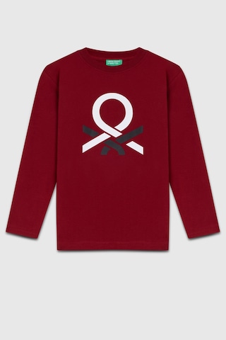 Name It Benetton Erkek Çocuk Uzun Kollu Tshirt Bnt-b23337 Bordo