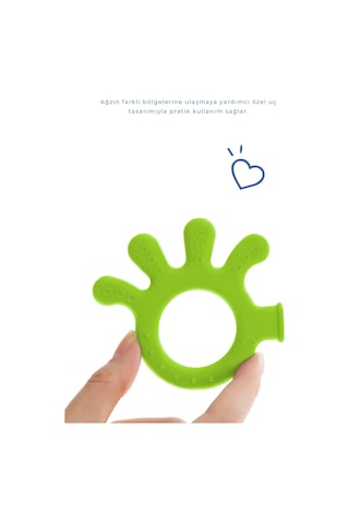 Babyjem Ahtapot Diş Kaşıyıcı Açık Yeşil