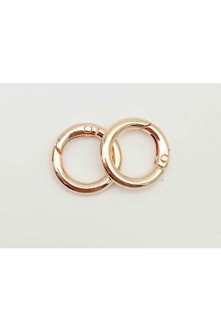 Angel Çanta Aksesuar Ligh Gold Mini Yaylı Halka 2'Li Angel Çanta Aksesuar Ligh Gold Mini Yaylı Halka 2'Li