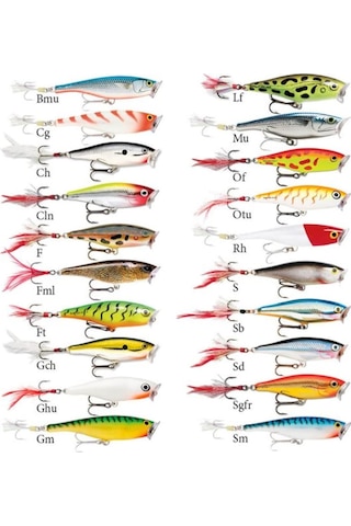 Rapala Skitter Pop Surface Popper 50 Mm 7 Gr Sahte Balığı