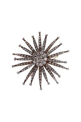 Aşina Gümüş İstanbullu Gelin Esma Hanım Swarovski Taşlı Elmas Montür Broş