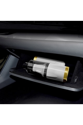 Besthome1 Taşınabilir Kablosuz Araç Şarjlı Süpürge - 9000pa Güçlü Emiş, 120ml Hazneli, Katlanabilir Q8 Modeli