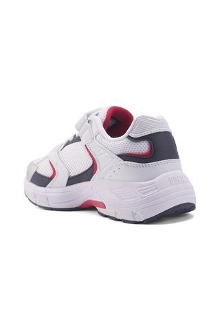 U.s. Polo Assn. Felix Jr 4fx Çocuk 31-35 Beyaz-lacivert-kırmızı Günlük Spor Ayakkabı-beyaz