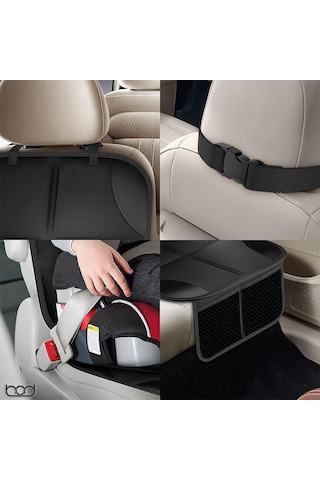 Bod Isofix Girişli Oto Çocuk Koltuğu Koruyucu Alin Oto Kılıfı Ana Kucağı Puset Koruma Koltuk Minderi