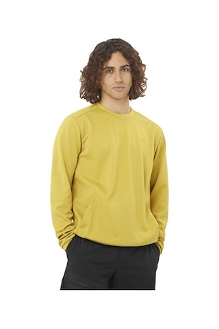 Salomon Motomesh Crewneck W Kadın Günlük Sweatshirt Lc2647200 Yeşil