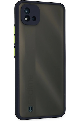 Cosmotex Newface Realme C11 2021 Kılıf Montreal Silikon Kapak - Lacivert