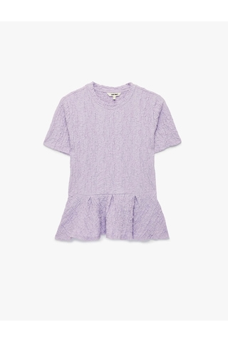 Koton Peplum Lila Kadın Bluz 6sak70020uk Lila