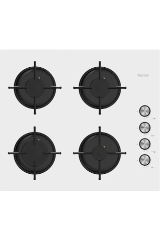 Tecna 8451 Beyaz Cam Ankastre Ocak