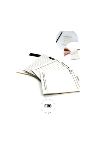 Şeffaf Renkli Yapışkan Not Kağıtları Defter Yer İmleri Etiket Ayraç Sticky Notes Gridnot Lines