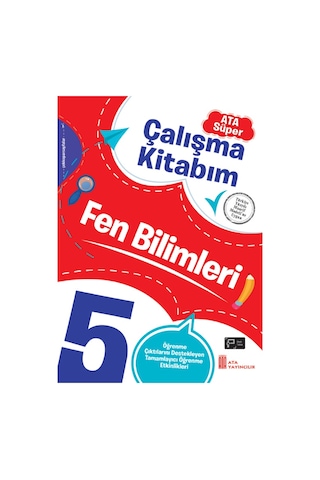 5. Sınıf Ata Süper Türkçe - Matematik- Fen Bilimleri - Sosyal Bilgiler Çalışma Kitabım Seti